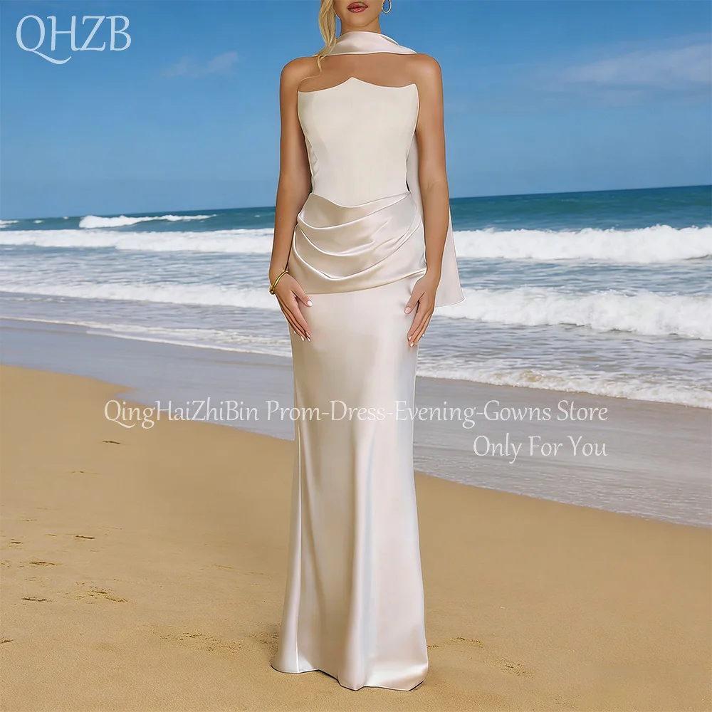 

Customized Elegant Simple Long Wedding Dresses Sleeveless Floor-Length Mermaid Brides Dress Women Vestidos De Novias Gowns 2025