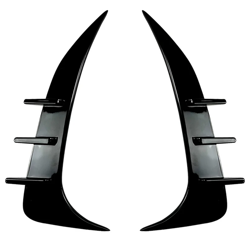 

Rear Bumper Spoiler Air Vent Cover Side Canard for BMW 2 Series F44 Gran Coupe 2020-2023 M Sport Bright Black