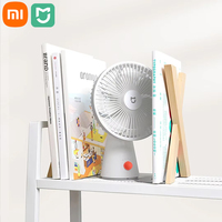 Xiaomi Mijia Desktop Fan Handheld 2in1 Portable 4000mAh Battery Type-C Rechargeable 7 Fan Leaf 4 Gear Wind Fan Home and Office