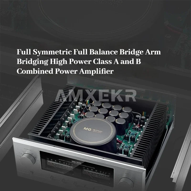 CHUBAN MPA-02 High-performance Class A and Class B Hi-Fi amplifier, fully balanced, with tone control and remote control.