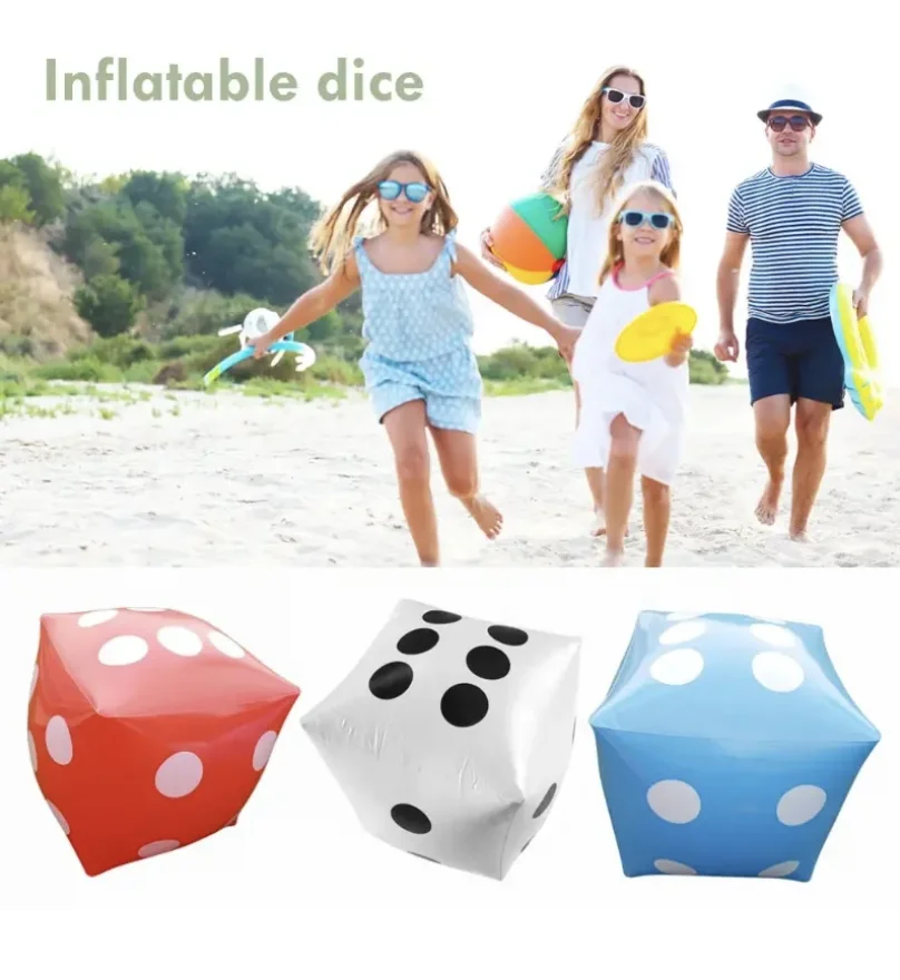 30 سنتيمتر متعة نفخ النرد لعبة مكعب النرد سطح المكتب لعبة الدعامة متعددة اللاعبين داخلي وخارجي لعبة كبيرة لعبة حفلة #6