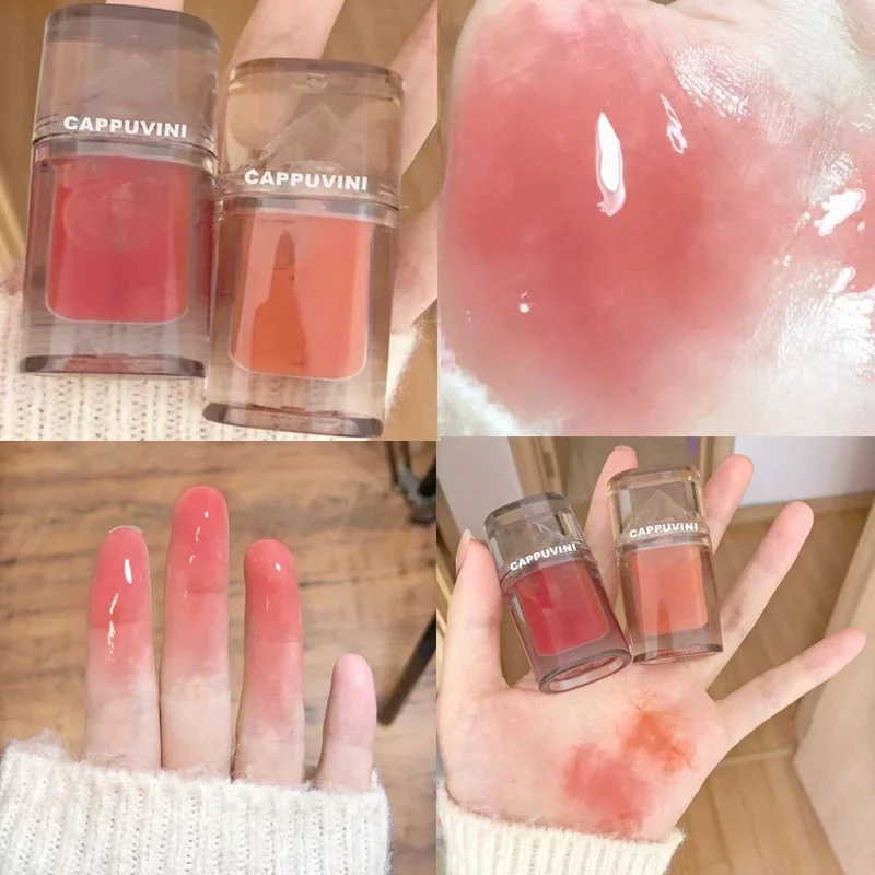 Ice Mountain Lipstick Crystal Jelly Lip Glaze Transparentny Nawilżający Błyszczyk do Ust Wodoodporne Pomadki Kosmetyki do Makijażu