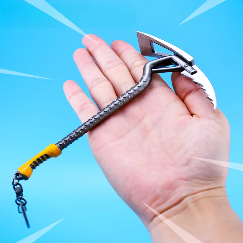 Fortnite Game Peripheral Key Chain Rock Climber Pickaxe Toy Model Car Backpack Pendant Decorate Collect Gifts