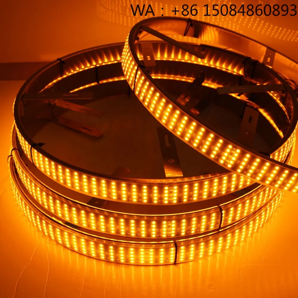 12V 5 Row Switchback LED Wheel Rim Light Waterproof Turn Signal Lamp Modified Lighting For Offroad Truck Car