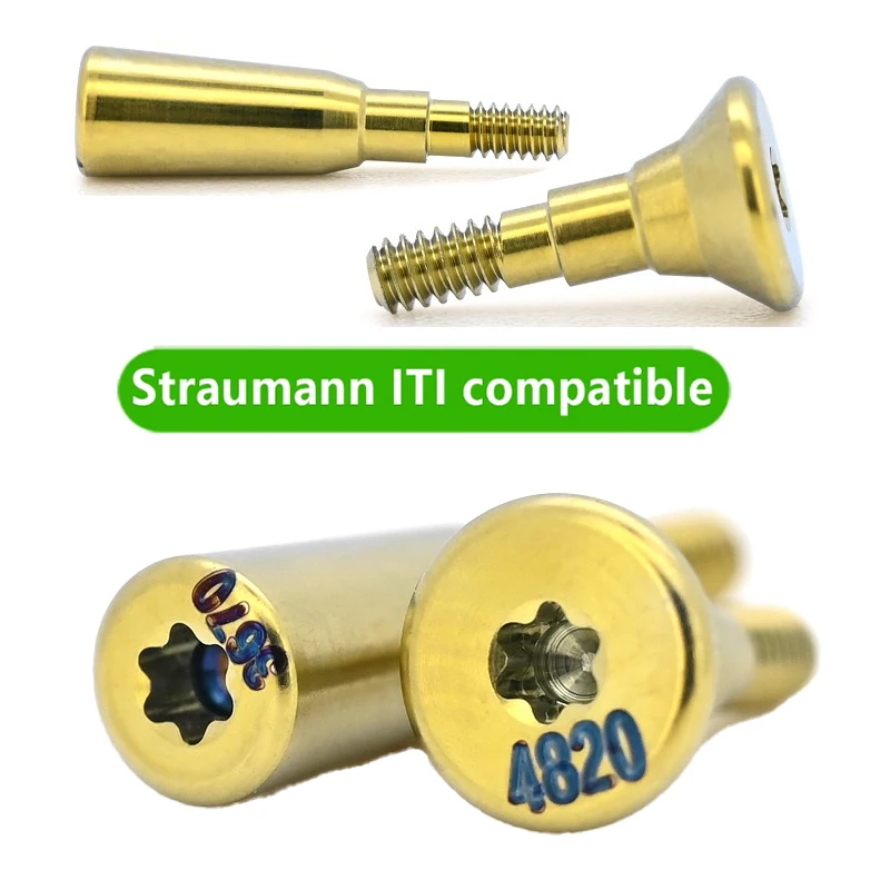 Compatible Straumann Healing Abutment Gingival Former Titanium Grade 5 Custom Machining Laboratory Use OEM ODM Wholesale Factory