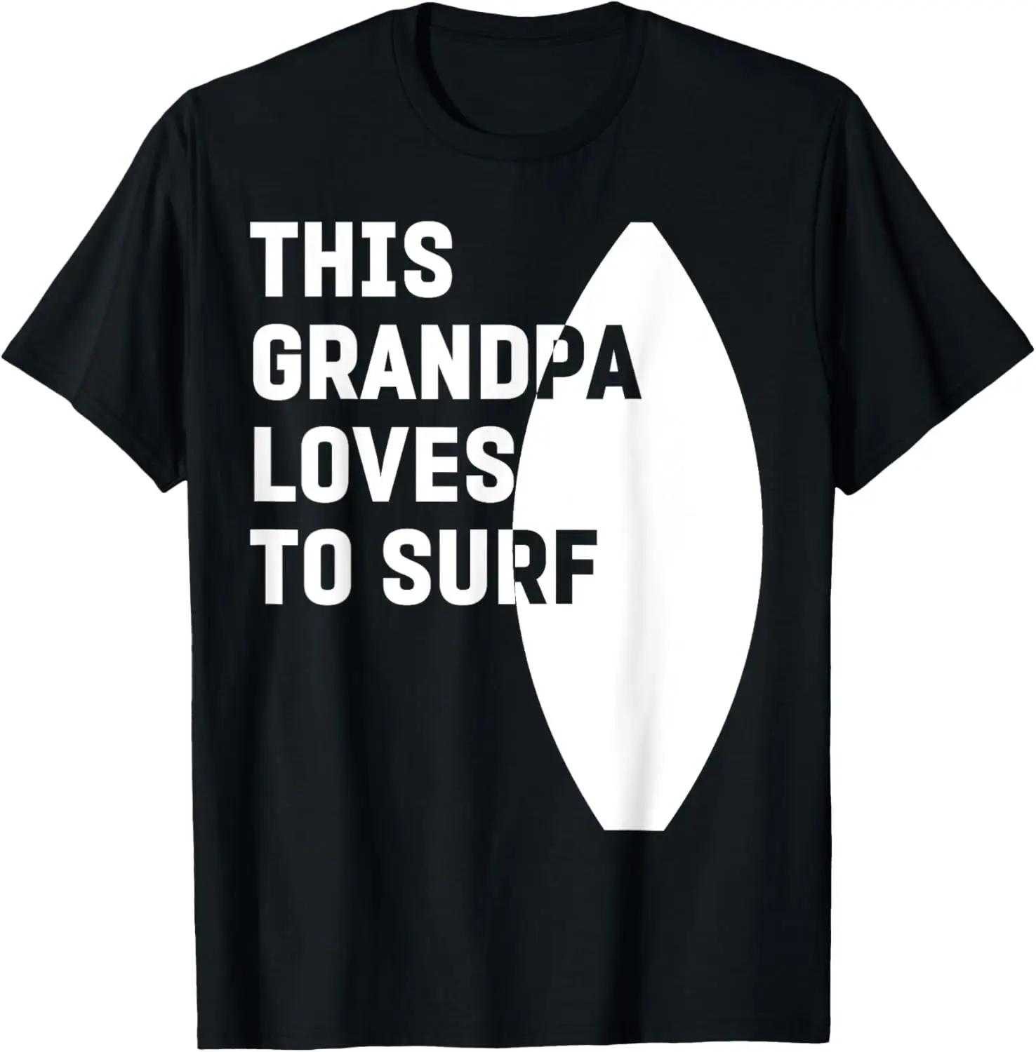 Mens This Grandpa Loves To Surf T-Shirt