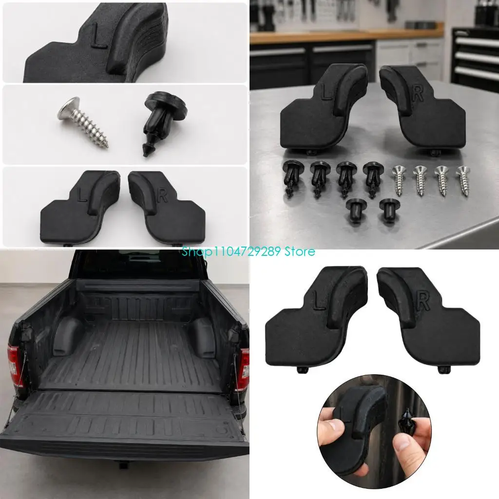D8KE Rear Gate Buffer Block Set, Rubber Contact Bumper Pads for Existing Mount Repair with Part Number Lookup Support in Service