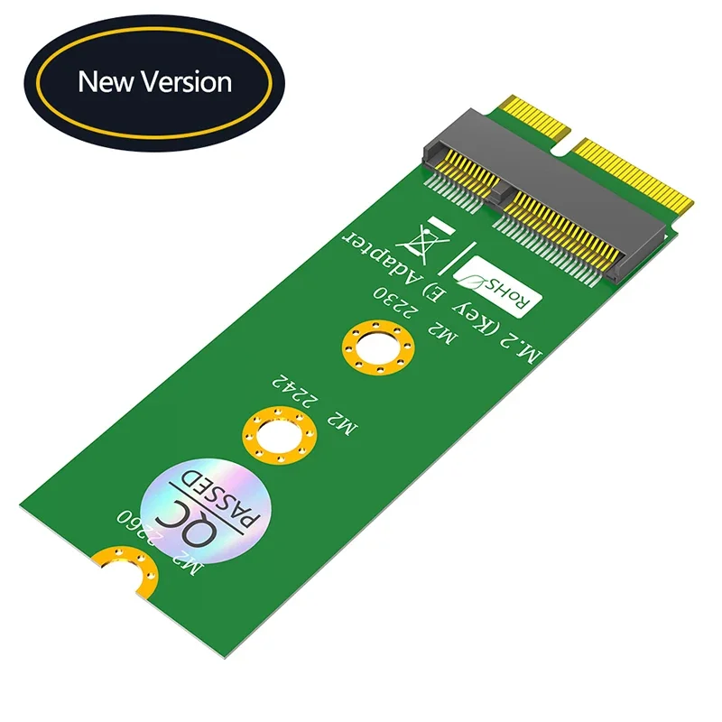 

NEW M.2 Key E Adapter NGFF M2 Key E Male to Female Connector Converter Riser Card Support 2230 2242 2260 AX200 AX201 WiFi Module