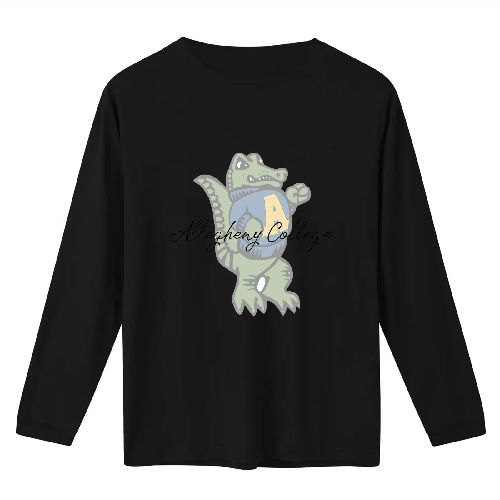 Allegheny College T-Shirt Summer Casual Cotton Tee Oversized Streetwear Tops Vintage Graphic Print Loose Fit Short Sleeve