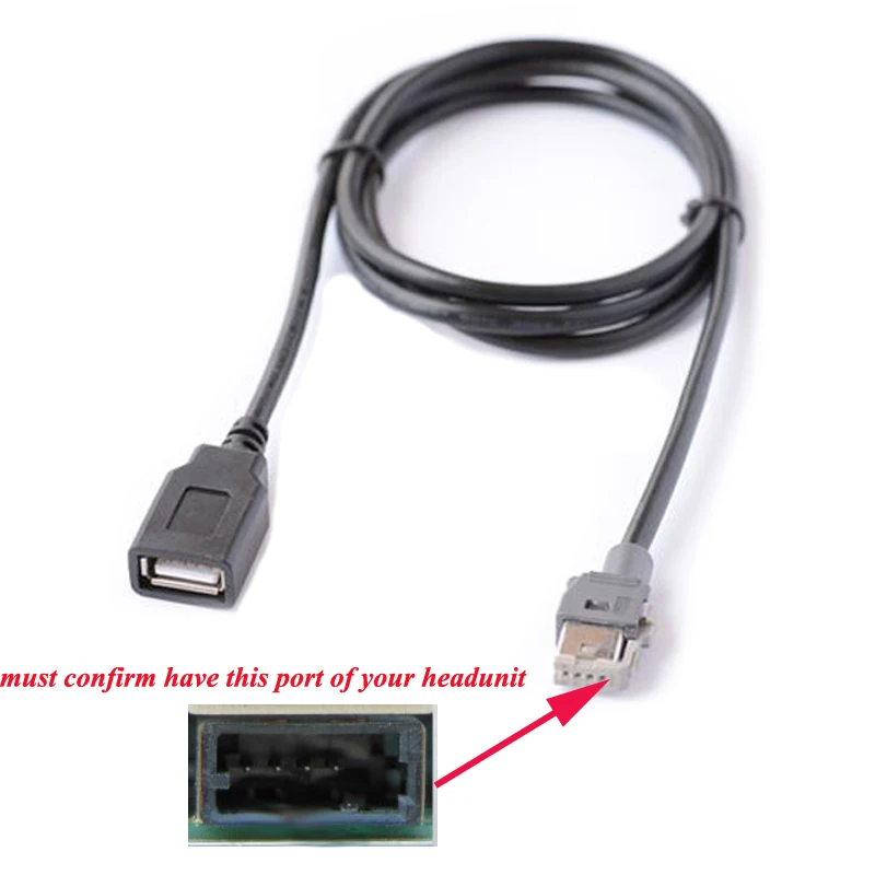 Car Media Head Unit USB Interface Cable Adapter For KIA HYUNDAI ELANTRA MISTRA TUCSON