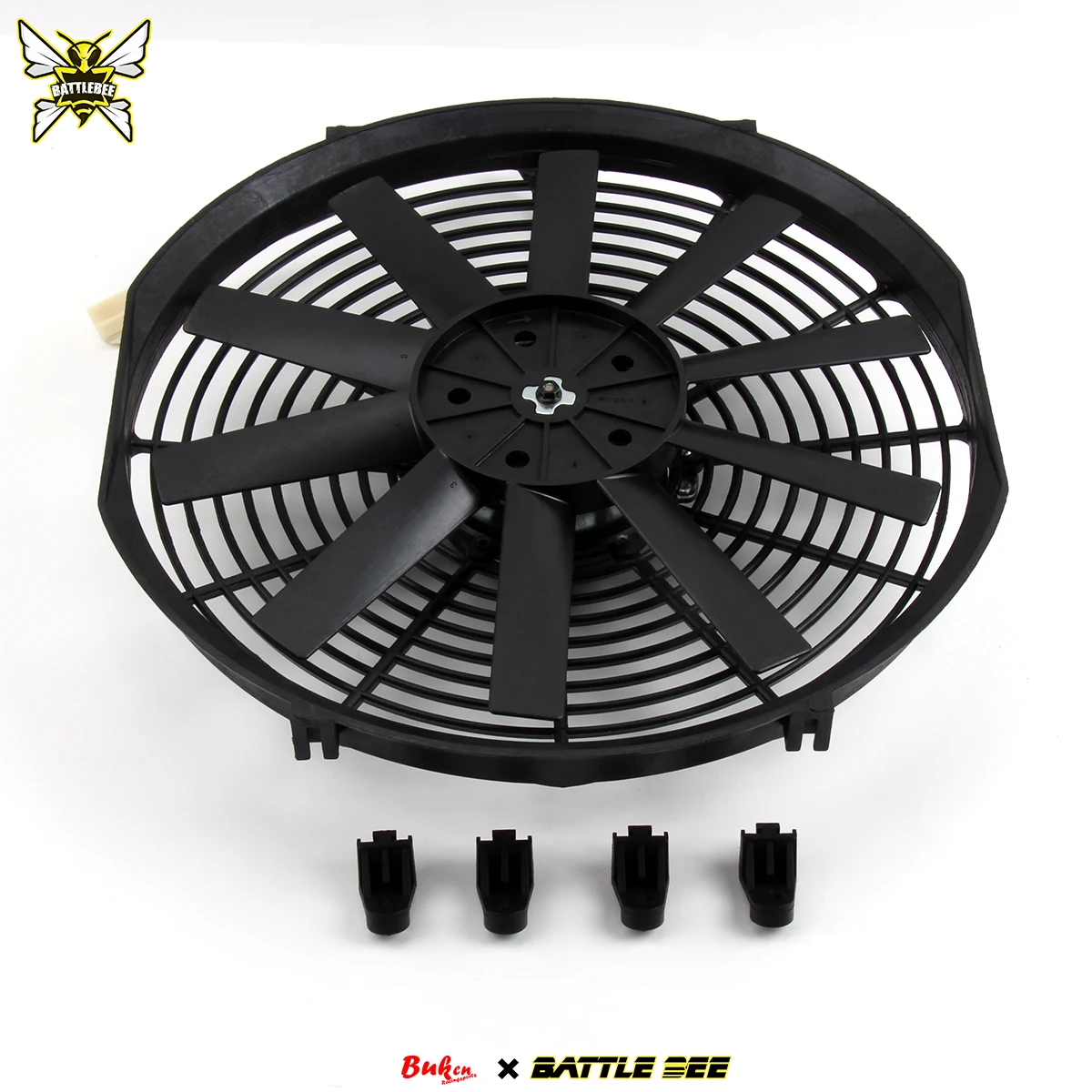 

Универсальный электрический вентилятор охлаждения радиатора 12В 180Вт, комплект для установки, высокопроизводительные автомобильные аксессуары, толкающий или тяговый тип, замена, 14 дюймов