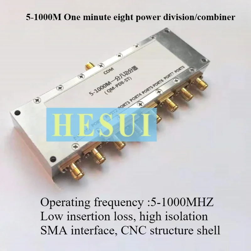 5-1000M one minute eight power divider VHF UHF one minute eight signal