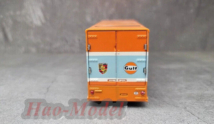 SchDESIGN-Modèle de voiture du golfe en alliage moulé sous pression pour garçons, jouets de simulation, cadeaux d'anniversaire, passe-temps, collection d'affichage orange, Benz o317, 1/64