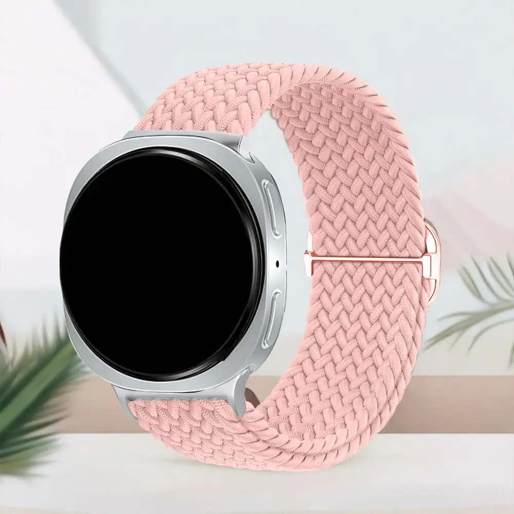 Плетеная петля для Samsung Galaxy Watch 8, ремешок 44 мм, 40 мм, регулируемый нейлоновый ремень, браслет correa Galaxy watch 8, классический ремешок 46 мм