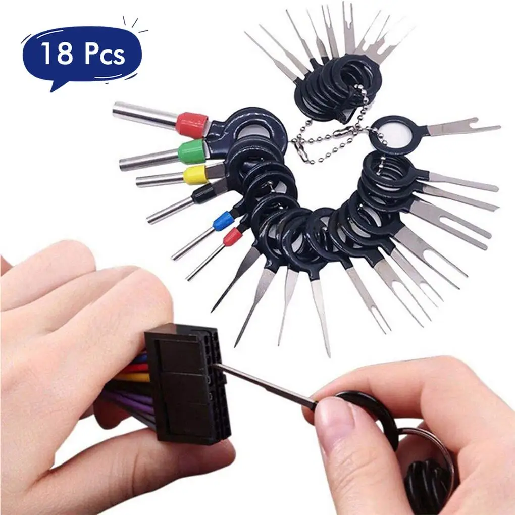 

18 Pcs Car Terminal Removal Repair Tools Electrical Connector Pullers