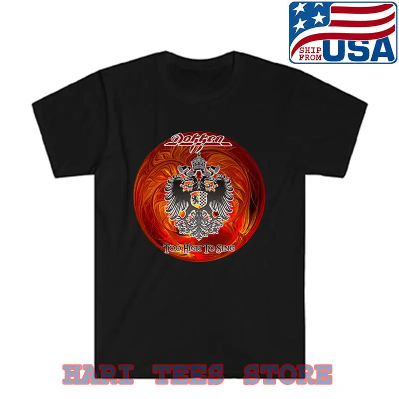 Dokken To High To Sing camiseta negra para hombre talla S a 5XL