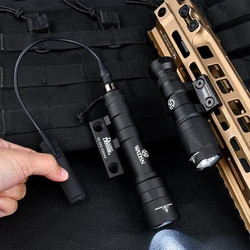 Tactical Surefir M300 M600 Metal Flashlight LED White Light Hunting With DD Offset Mount Base Fit Mlok Keymod SMR 20MM Rail