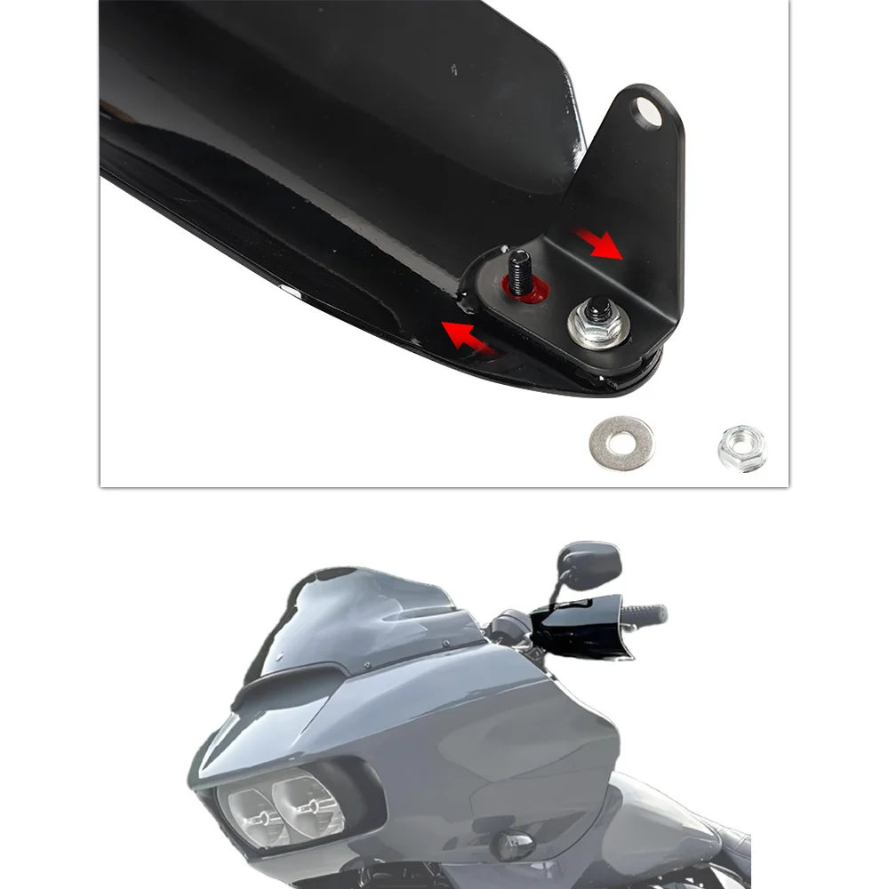 NEWFor Harley Road Glide FLTRX FLTRXSE FLHX FLHXSE 2023-2026Handguard Protector Handlebar Shield Cover2024MotorcycleAccessories