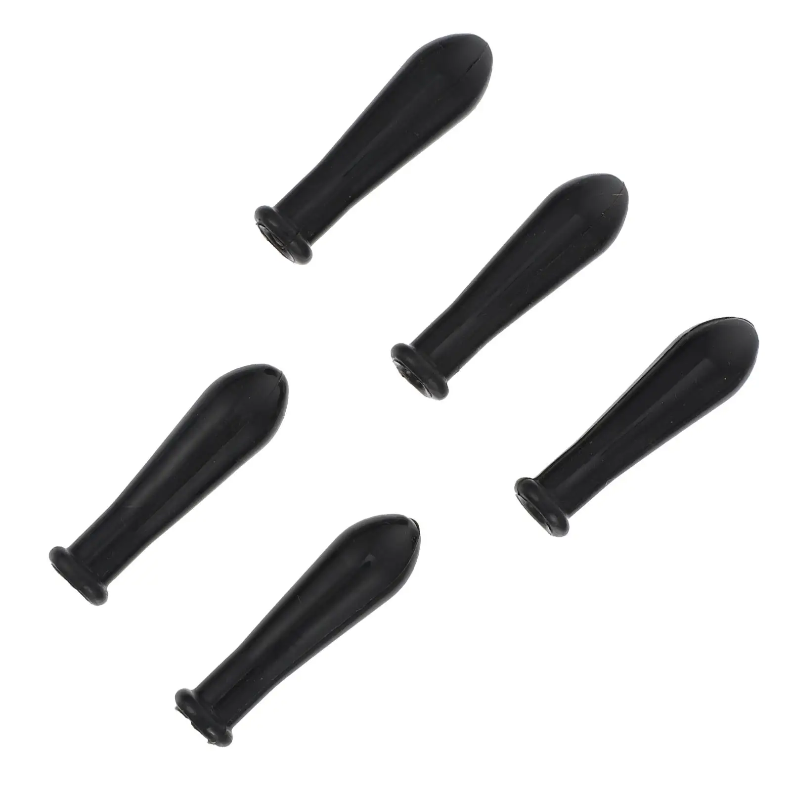 5Pcs Tips Silicone Material Pipette Tip Black Suction Caps Disposable Dropper Cap for Experiment Graduated Dropper