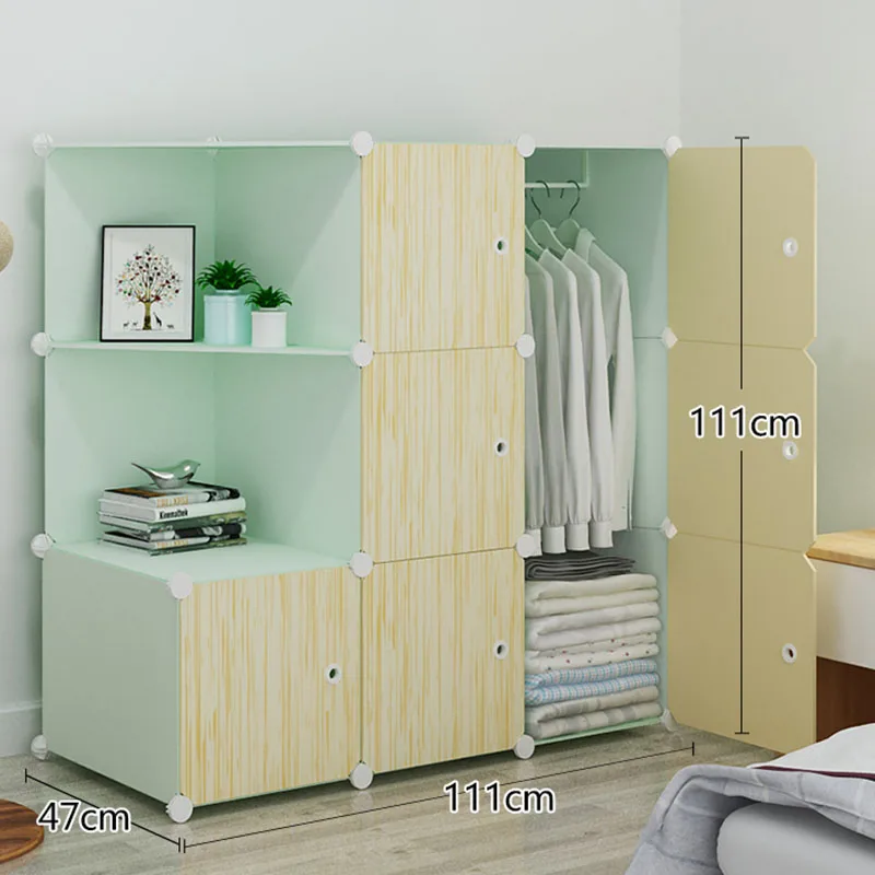 Modern Minimalist Wardrobe Nordic Display Simple Bedroom Closet Organizer Clothes Storage Guarda Roupa Lounge Suite Furniture