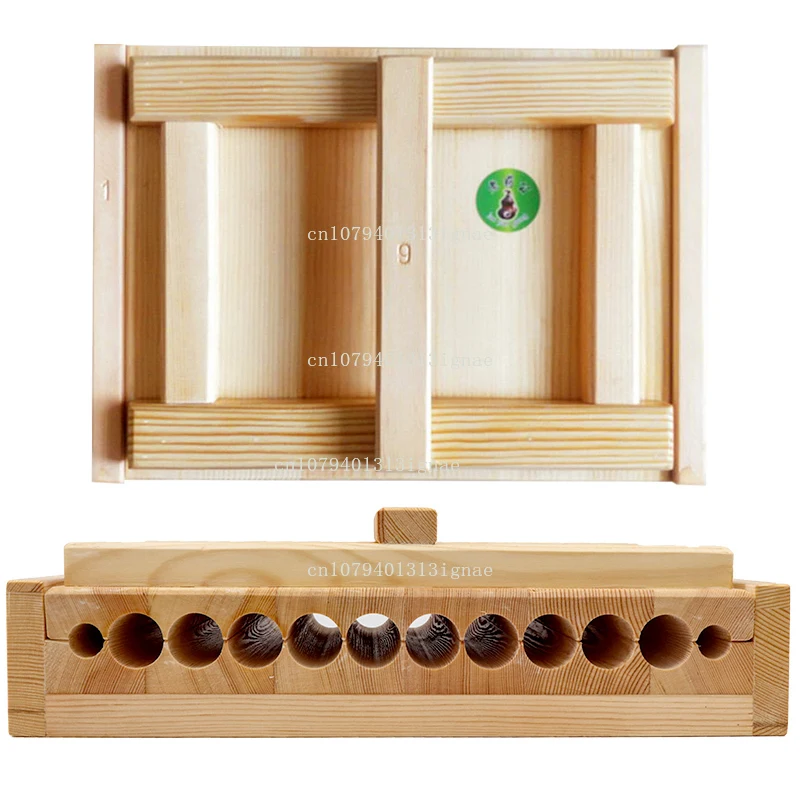 1/2/3/6/9/12 g Wooden Chinese medicine big honey pill board Handmade small household