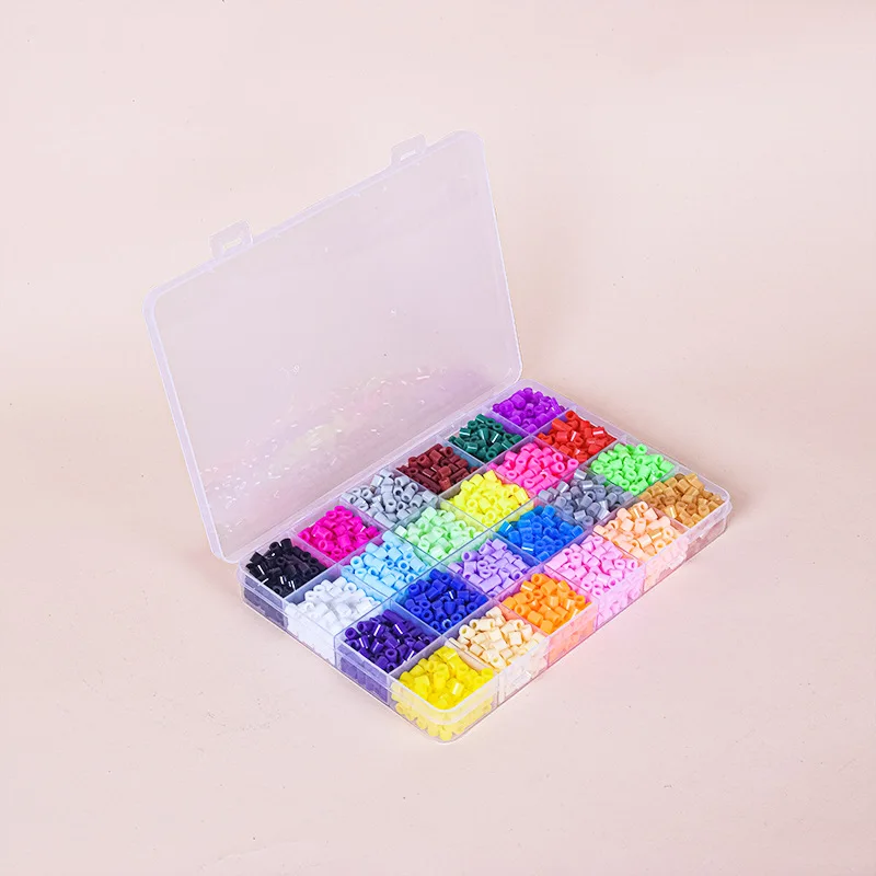 5Mm Hama Kraal 24 Kleur Aanvullende Doos Kinderen Puzzel Speelgoed 3d Puzzel Speelgoed Perler Kralen Set Pegboard Diy