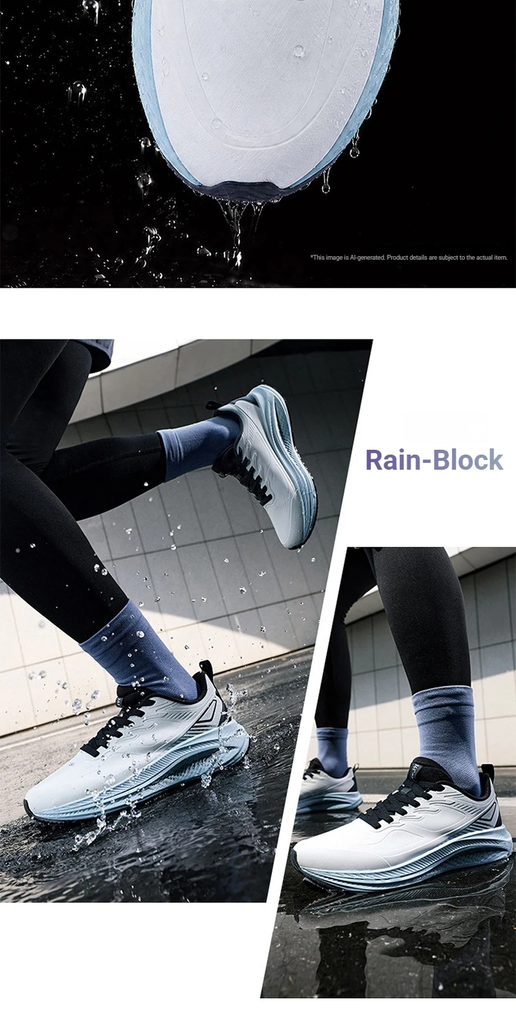 361 Degrees Fengyi 2 Rainblock Herren-Laufschuhe, wasserabweisend, rutschfest, griffig, dämpfend, luftig, Herren-Sneaker 672632210 – Detail 7