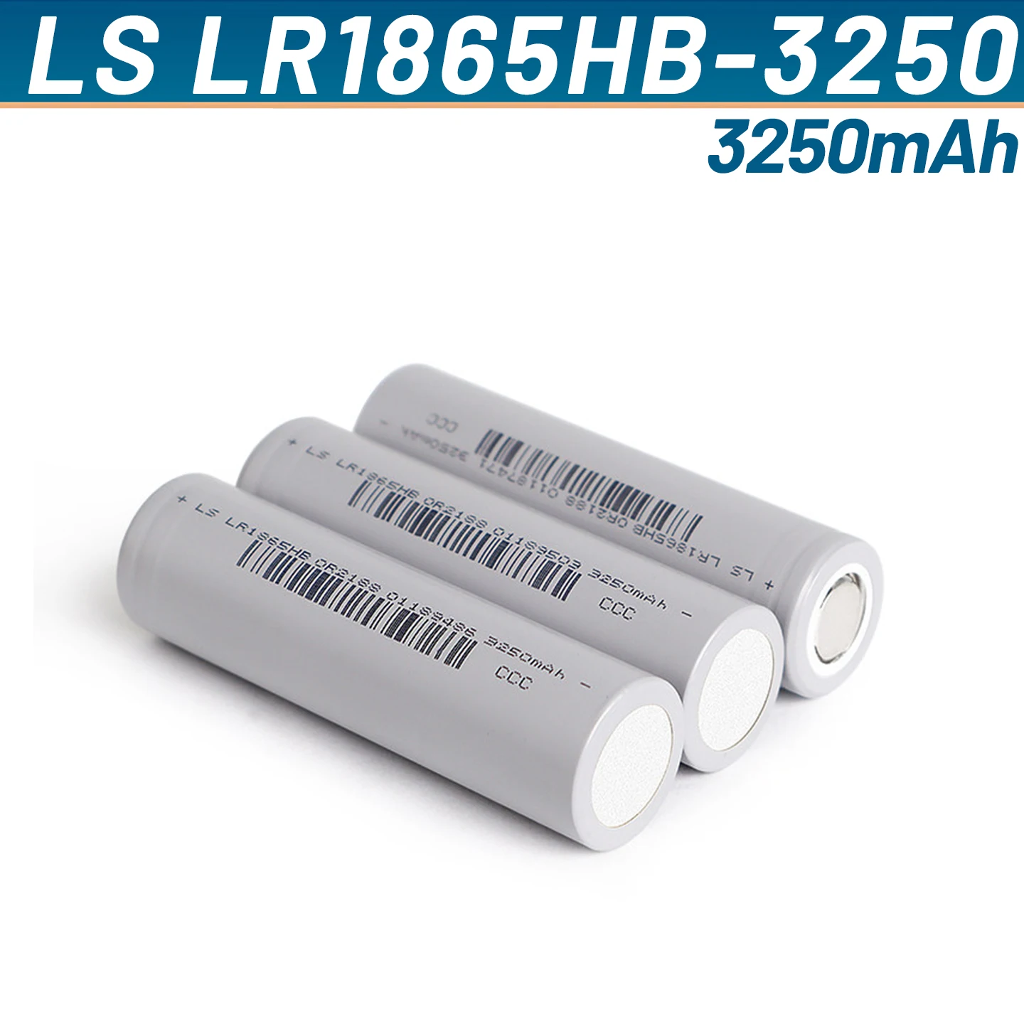 2026 New 18650 3250mAh Battery 3.7V 10A/3C LR1865HB Rechargeable Battery for Powerbank Lamp Flashlight 3350MAH 3400MAH 3500MAH