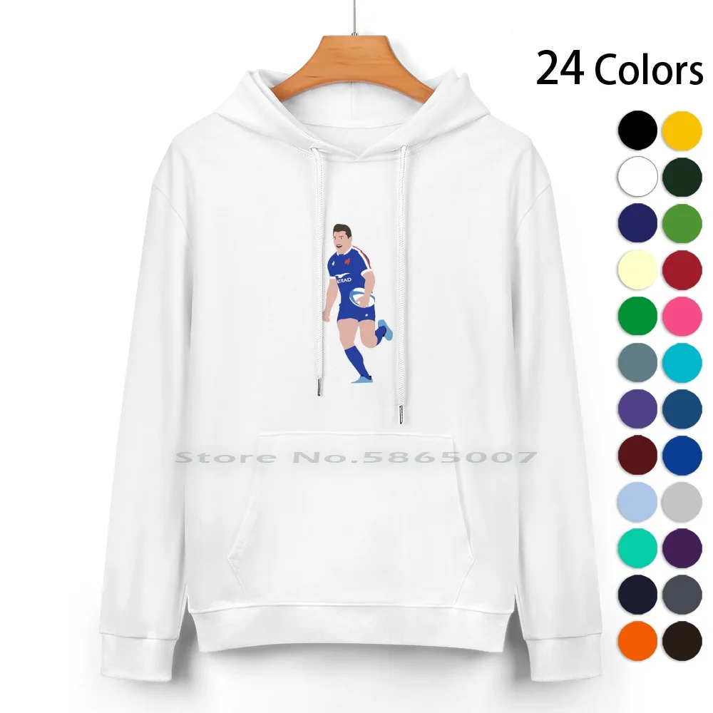 Antoine Dupont France Rugby Pure Cotton Hoodie Sweater 24 Colors Roman Toulouse Stadium Top 14 French Team Xv From France Go