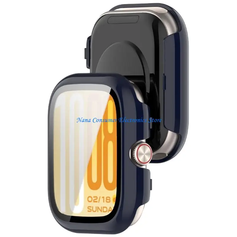 

G7NE Full Coverage Protectios Case for Watch GT2 Impact Resistant Glass Protective Cover Bumper Housing
