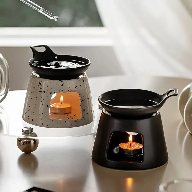 Fashion Creative Ceramic Aromatherapy Stove Can Dry Burn Fragrant Powder, Coffee Grounds, Aromatherapy Lamp, Essential Oil Heater