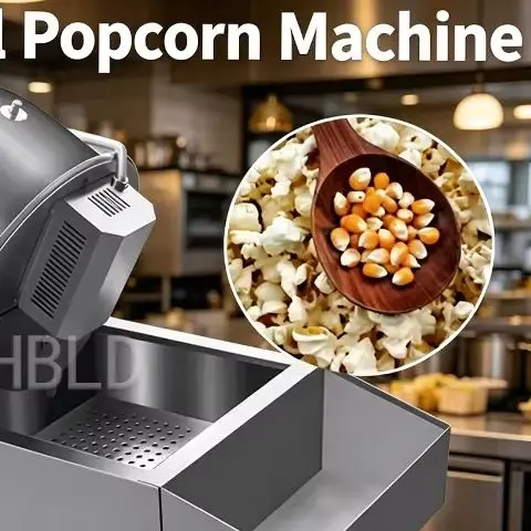 

Professional Popcorn Machine Efficient Commercial Household Corn Seed Fryer for Movie Theater Carnival Snack Stand