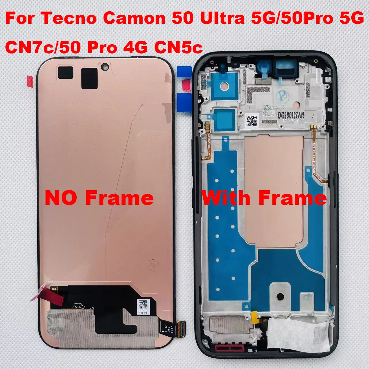 AMOLED Origineel Scherm voor Tecno Camon 50 Pro 4G CN5c/ 50Pro 5G CN7c LCD Display voor Camon 50 4G CN5 / Camon 50 Ultra Display