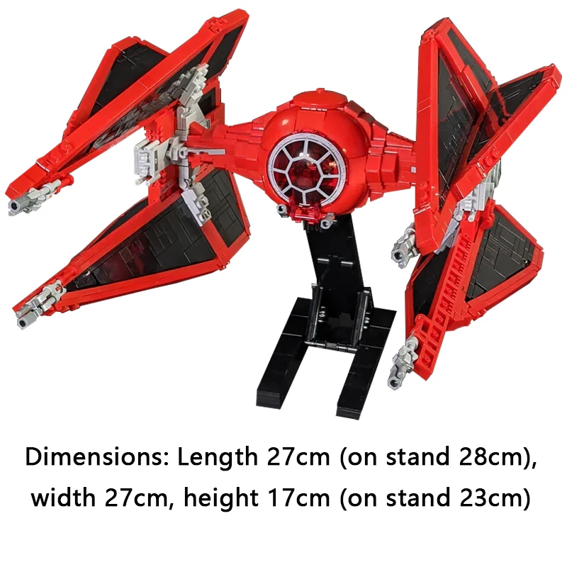 1241 Pcs Mocs Sets Star Movie Spaceship Model Bricks TIE Interceptor Royal Guard Starfighters Kits Builidng Blocks Fighter Toys