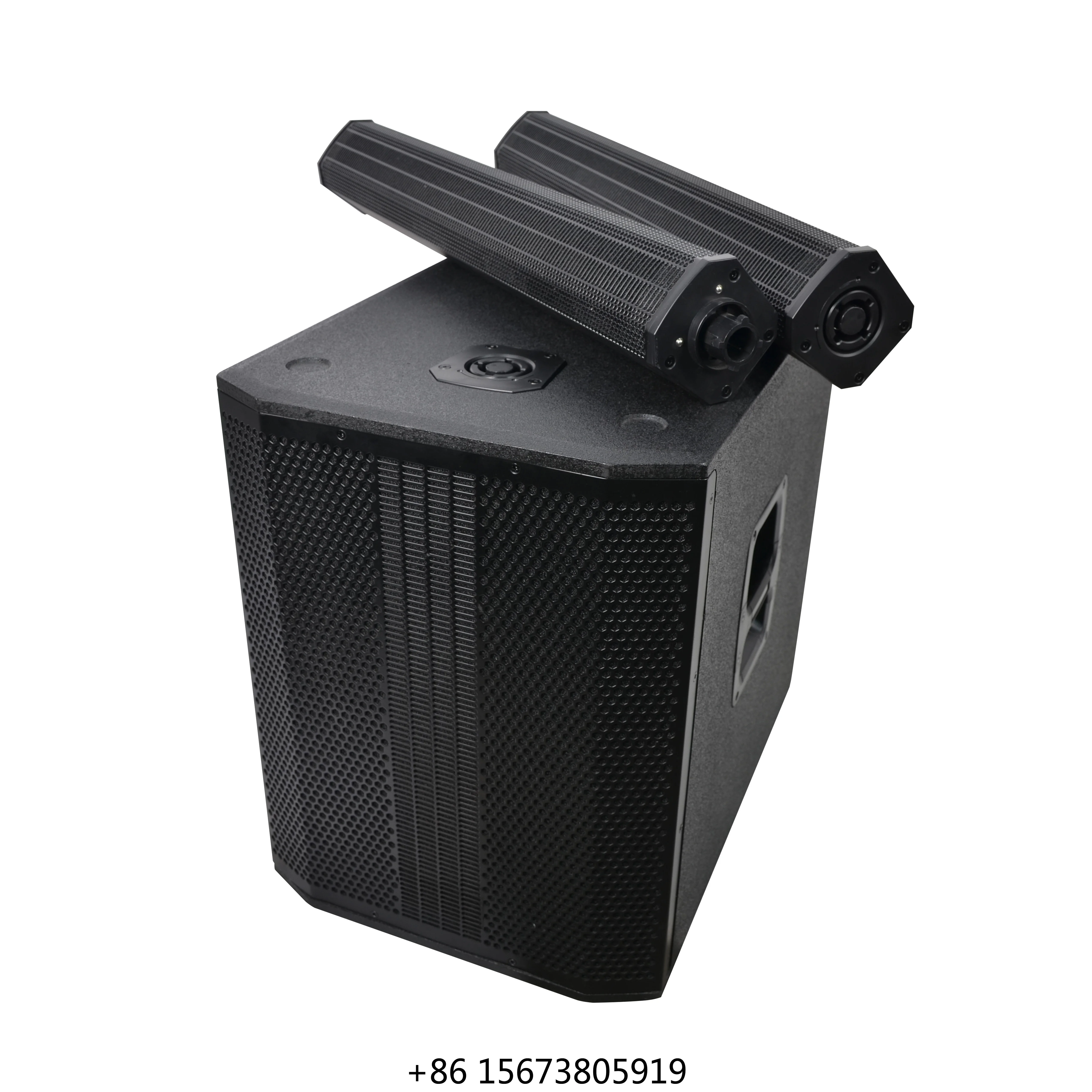 Accuracy Pro Audio AC35TD3-COMBO Stage Powered PA Column Outdoor Professional Active Speaker Combo Sound System