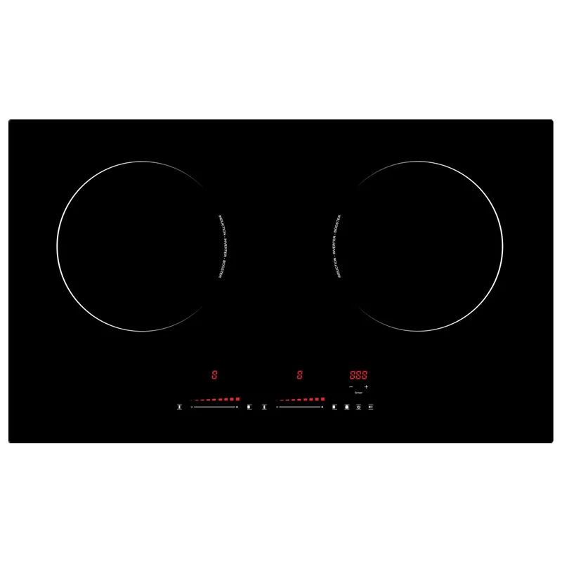 

Горячая распродажа: Мощная индукционная плита с двумя конфорками, электрическая плита с двумя индукционными зонами нагрева