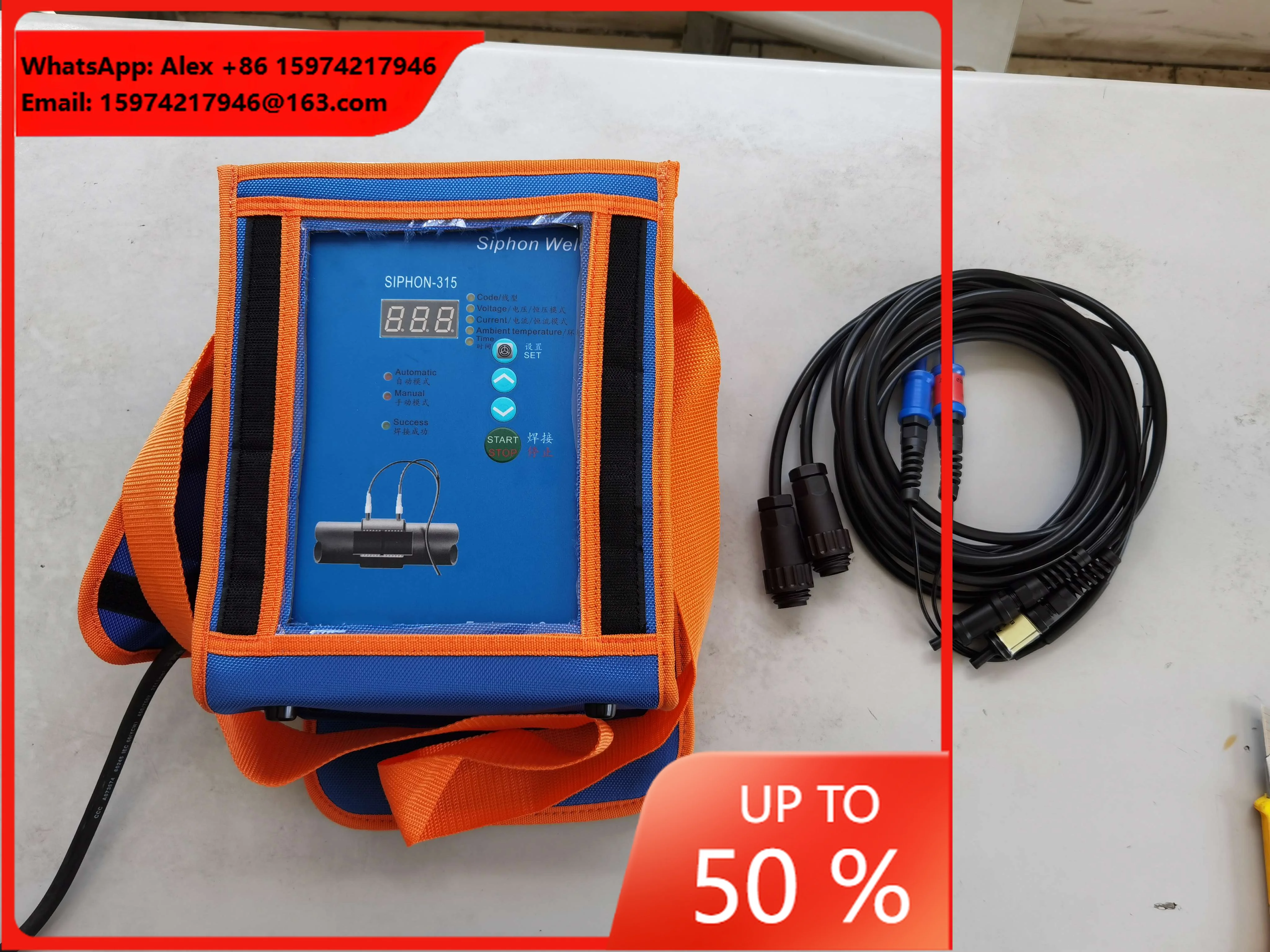 Plastic Welding Machine 20-315mm PE Pipe Electrofusion Machine Siphon Pipe Fitting Welding Machine