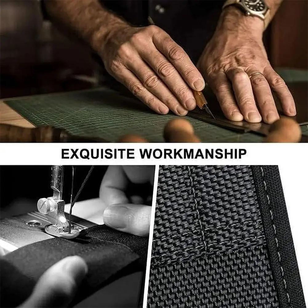 Custodia per fondina per telefono con clip da cintura Cintura in tessuto di nylon con tessuto Oxford a doppia piega in nylon adatta per 15 custodie in pelle verticali O4O0