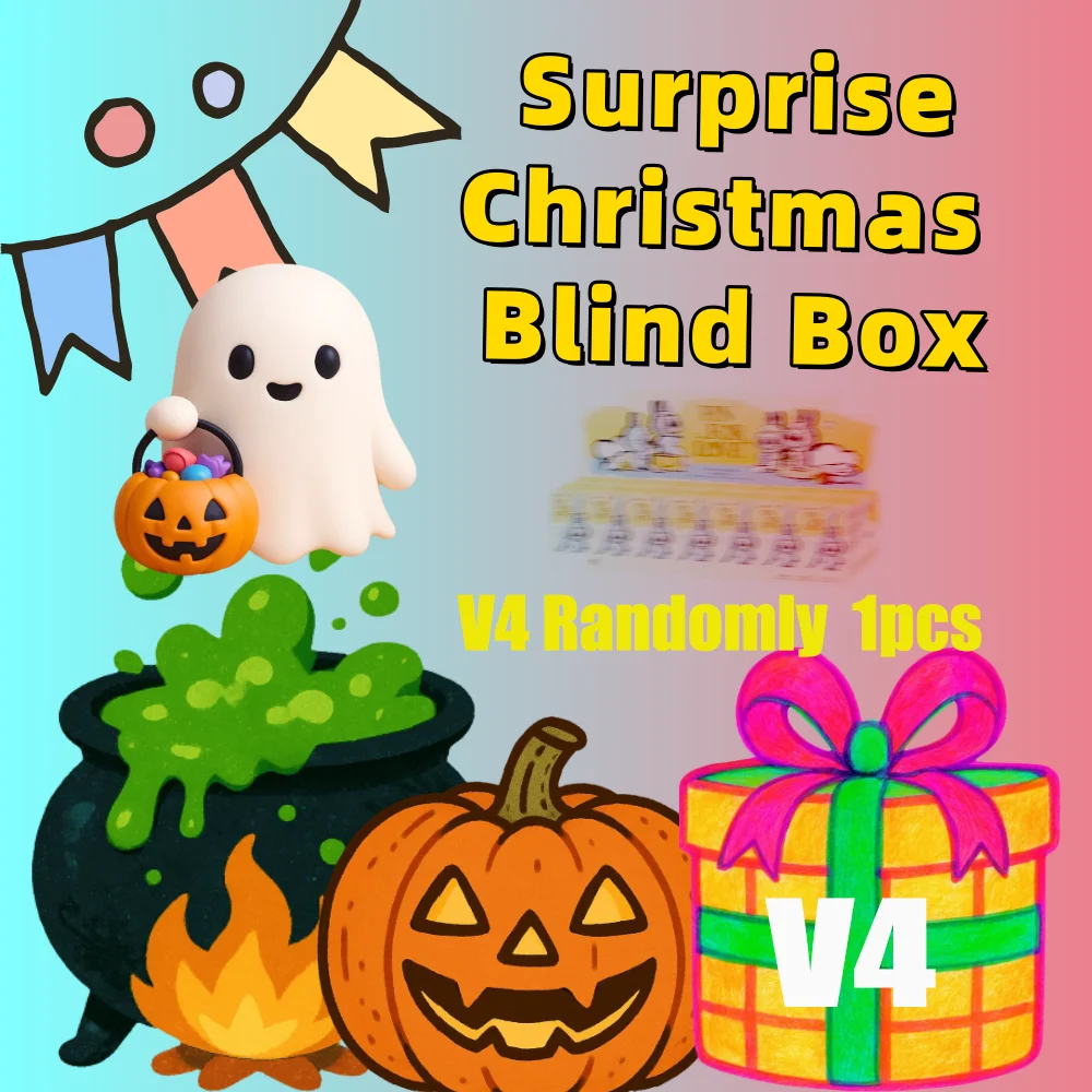 2025 cajas ciegas lindas y divertidas, Navidad nueva caja ciega de 42 muñecas muñeca de vinilo de mano regalo sorpresa de cumpleaños lindo colgante pequeño