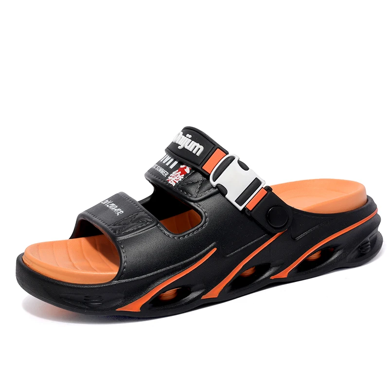 

Lovely Solid Color Home Slippers Women men's Men Non-slip EVA Bathroom Slides Females Concise Light Sandals Couples Shoes