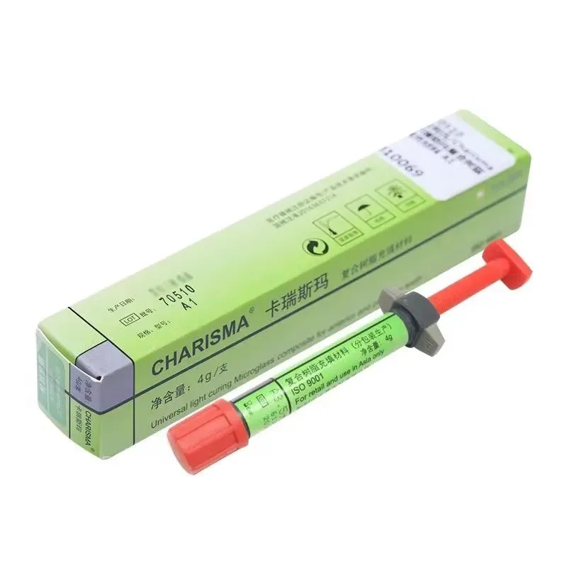 Dental Charisma Light-Cured Resin Composite Nano Ceramic Filling Material A1 A2 A3 A3.5 Front & Rear Dental Materials