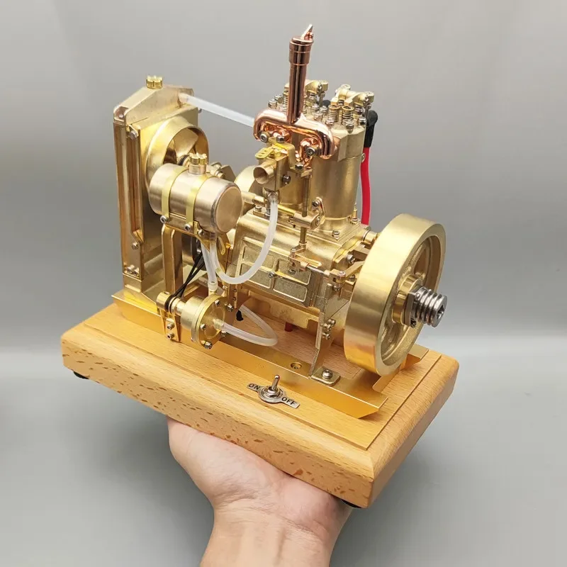 Water Cooled In Line Double Cylinder Science Engine Model for Laboratory Teaching Hobby Collection