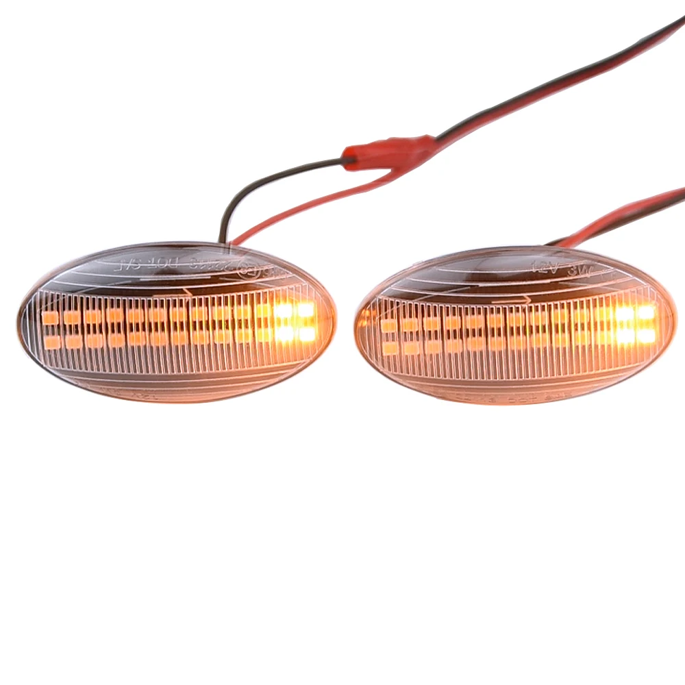 2Pcs LED Dynamic Side Marker Light Signal Blinker For Suzuki Grand Vitara Jimny Splash APV Alto SX4 Baleno Celerio Swift 3 4 5