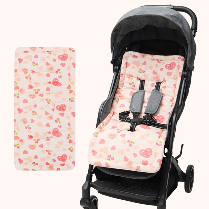 Universal Baby Stroller Seat Liner Pad Cotton Thin Pushchair Cart Seat Cushion Child Stroller Mattress Cushion Accessories