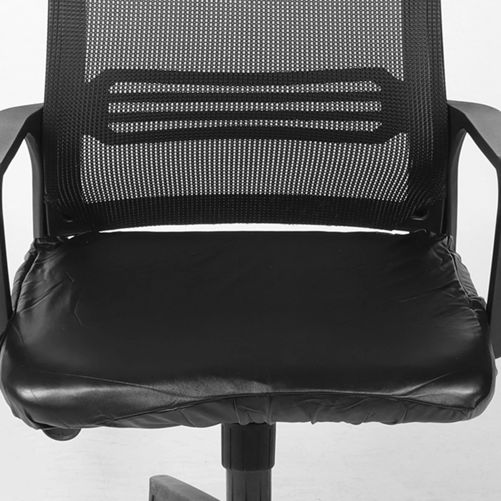 

Waterproof Chair Black Stretchy Desk Chair Covers Office Computer Desk Gaming Chairs PU Protector Sofa Covers
