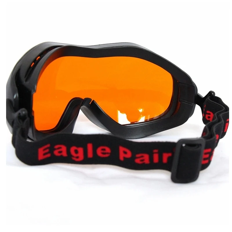 Big Size CE OD4+ 190-540nm Laser Safety Glasses For Purple/Blue/Green Laser Eyes Protection