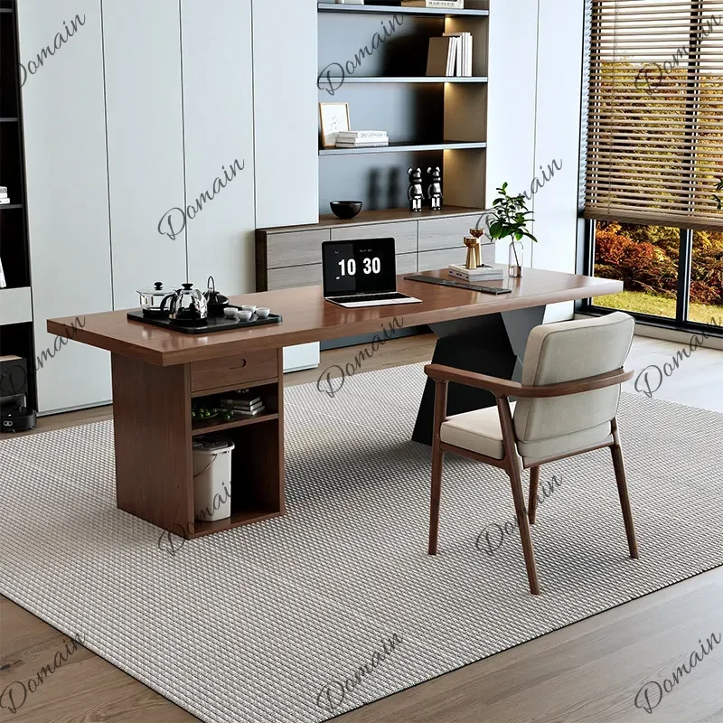 XX Modern Decoration Office Desk Reception Design Display Minimalist Office Desk Shelves Organizers Meuble Bureau Trendy Furnitu