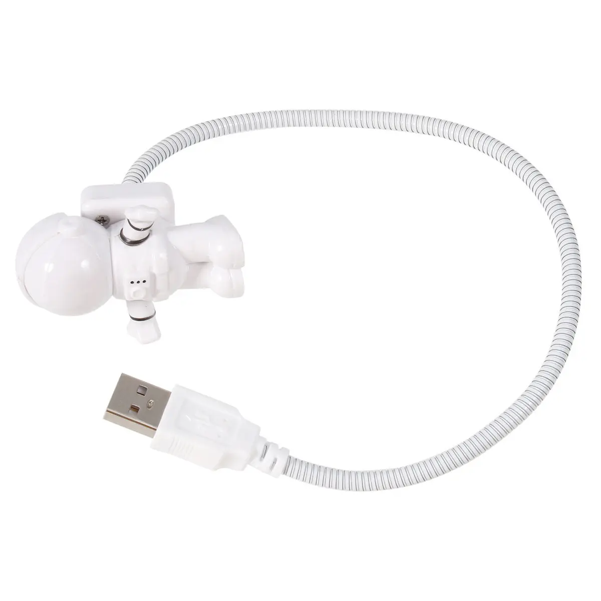 1Pcs Spaceman LED Night Light Creative USB Desk Lamp Flexible Arm for Bedroom Study Office Reading Table Light