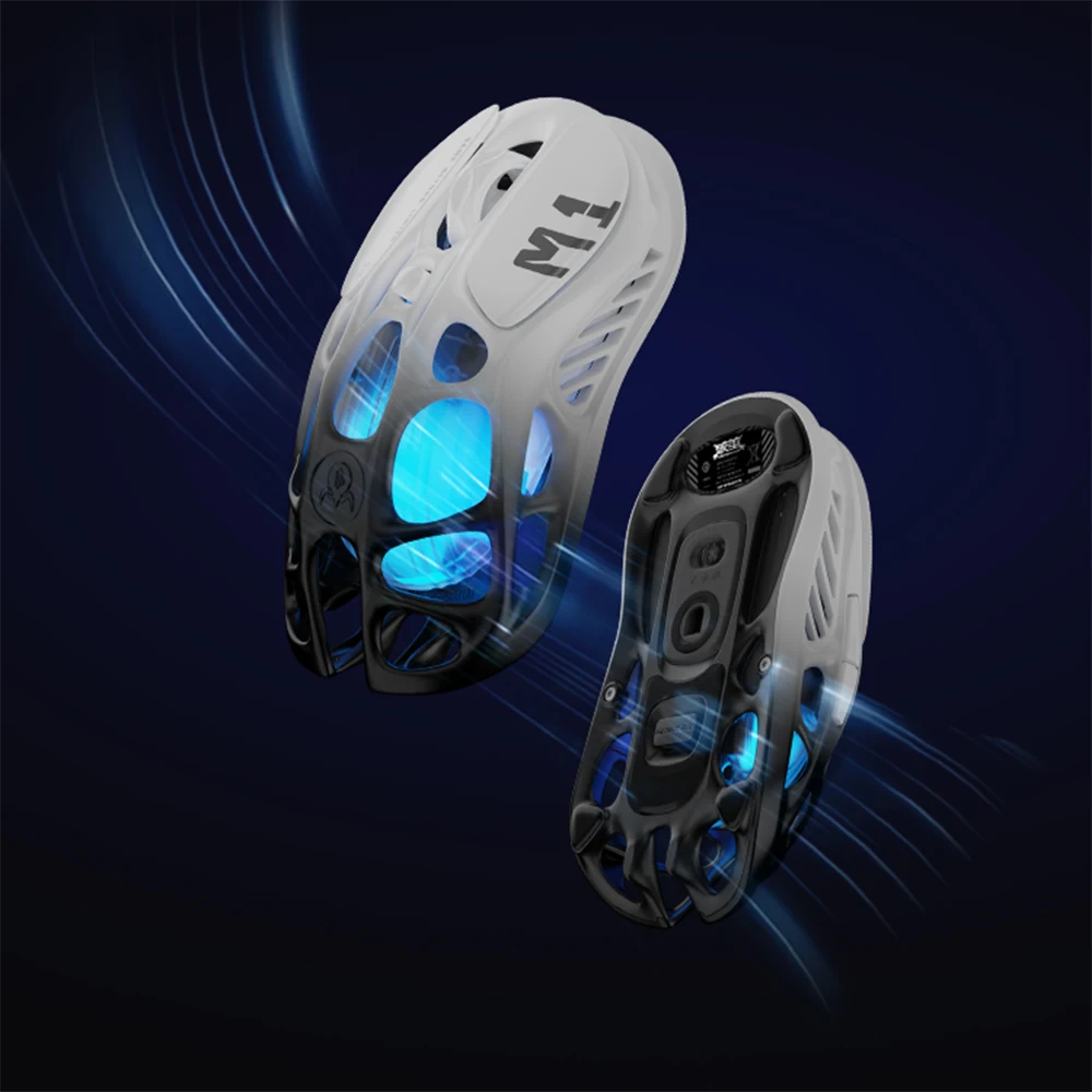 

Gravastar BreakingCocoon mouse Magnesium alloy mouse hollowed-out Wireless Bluetooth wired E-sports gaming mouse and keyboard
