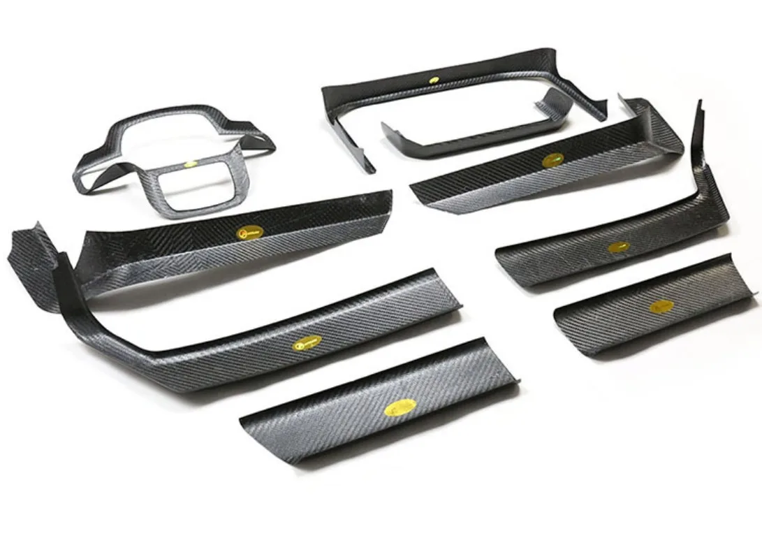 Suitable for F150 dry carbon fiber interior set steering wheel control trend sticker